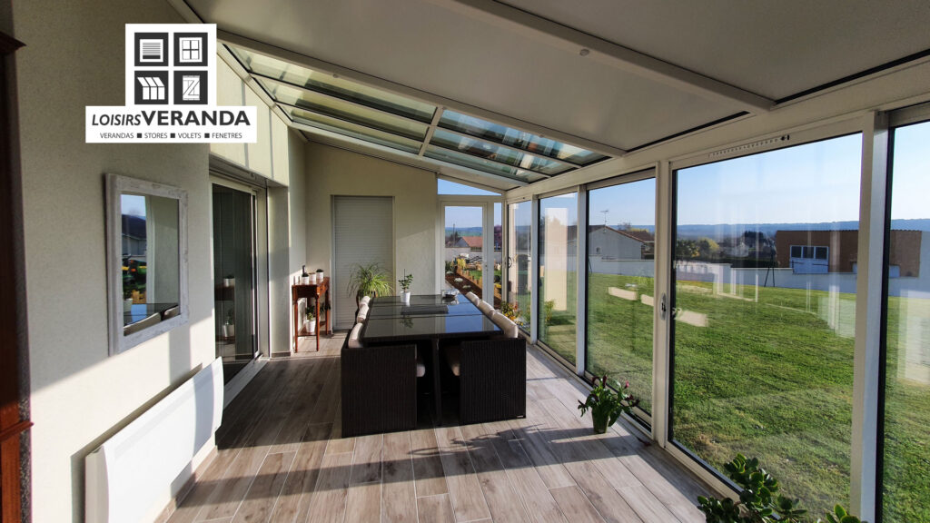 veranda contemporaine coussay les bois